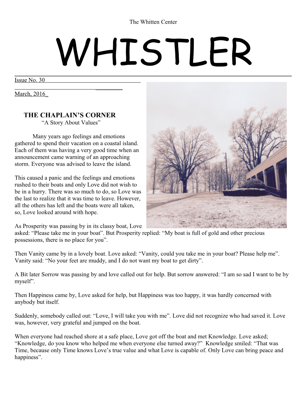 The Whitten Center