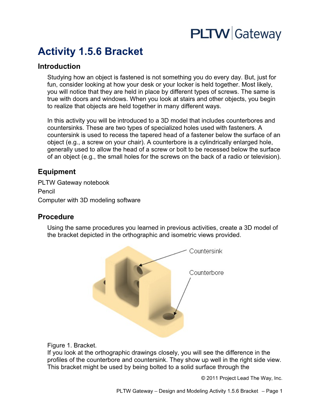 Activity 1.5.6 Bracket