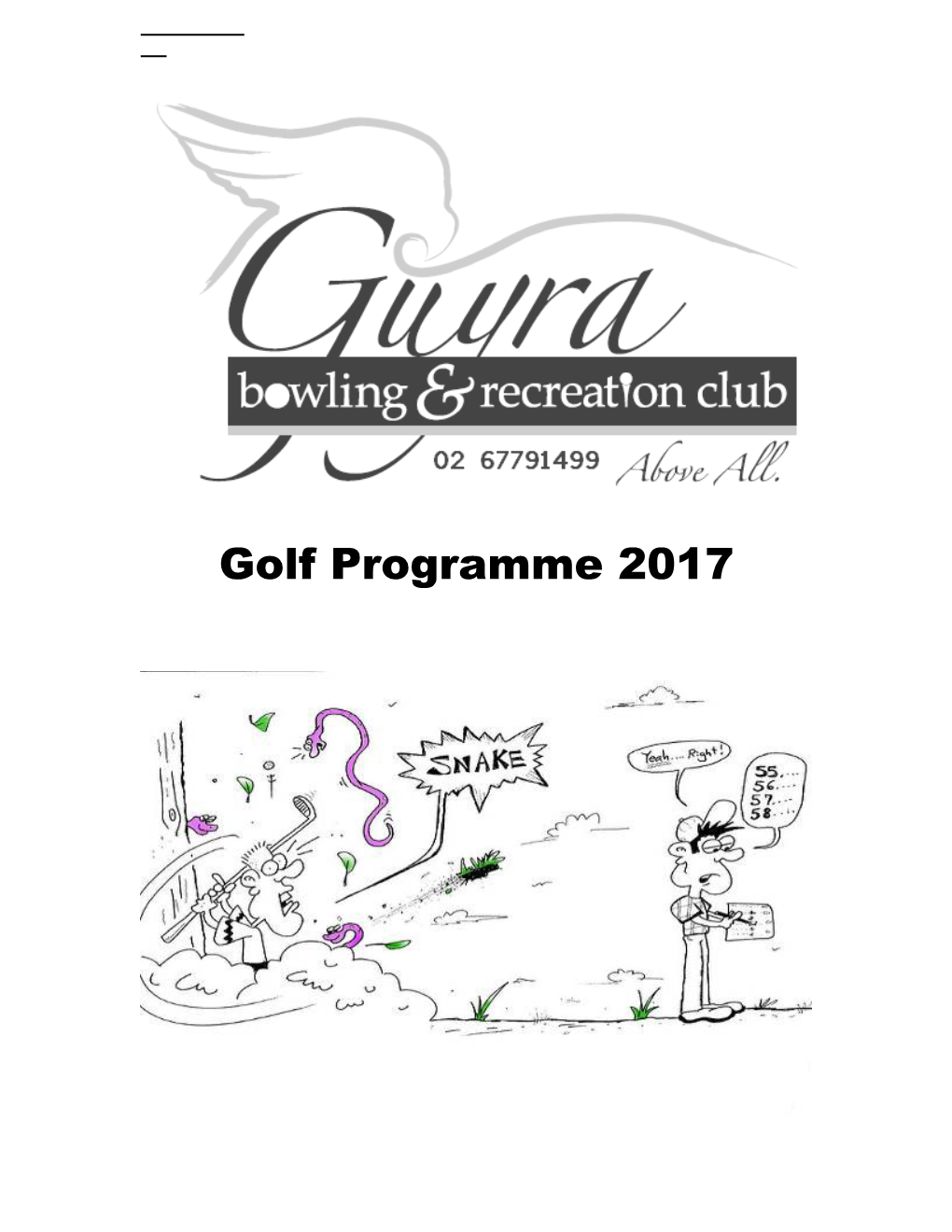 Guyra Golf Committee 2016-2017