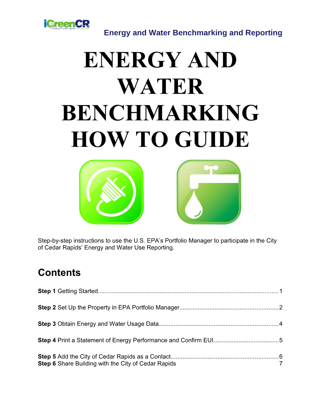 Energy Benchmarking Guidance