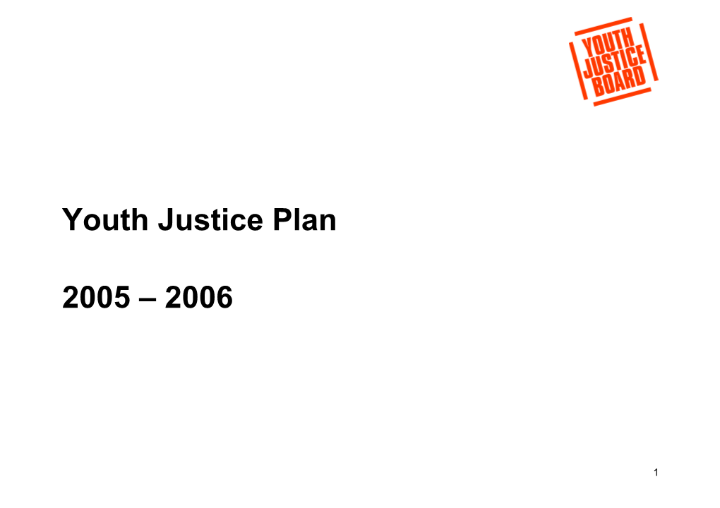 Youth Justice Plan