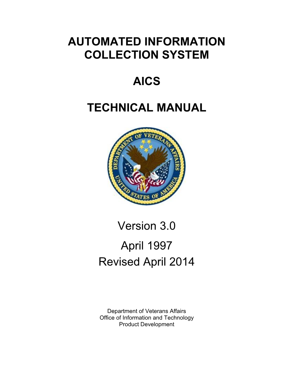 AICS Technical Manual