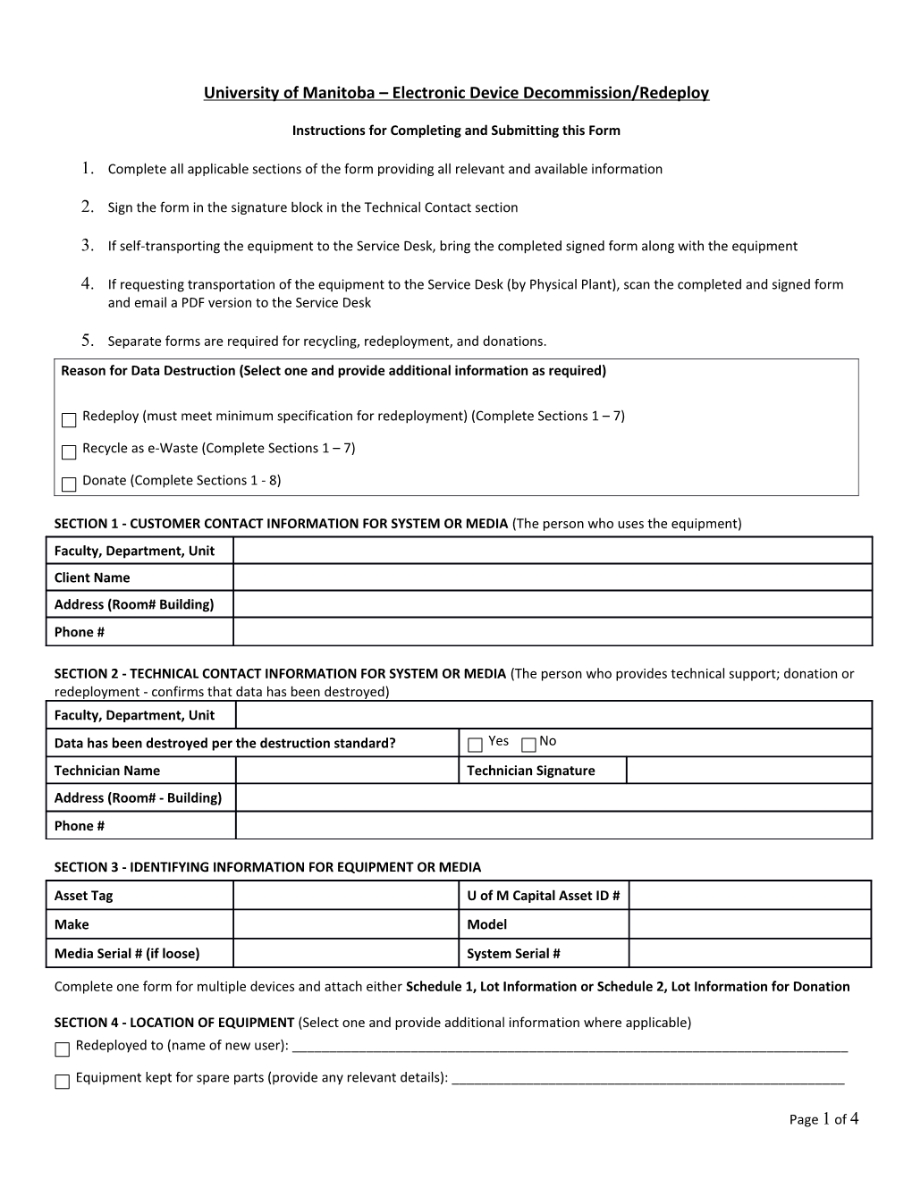 Instructions for Completing and Submitting This Form