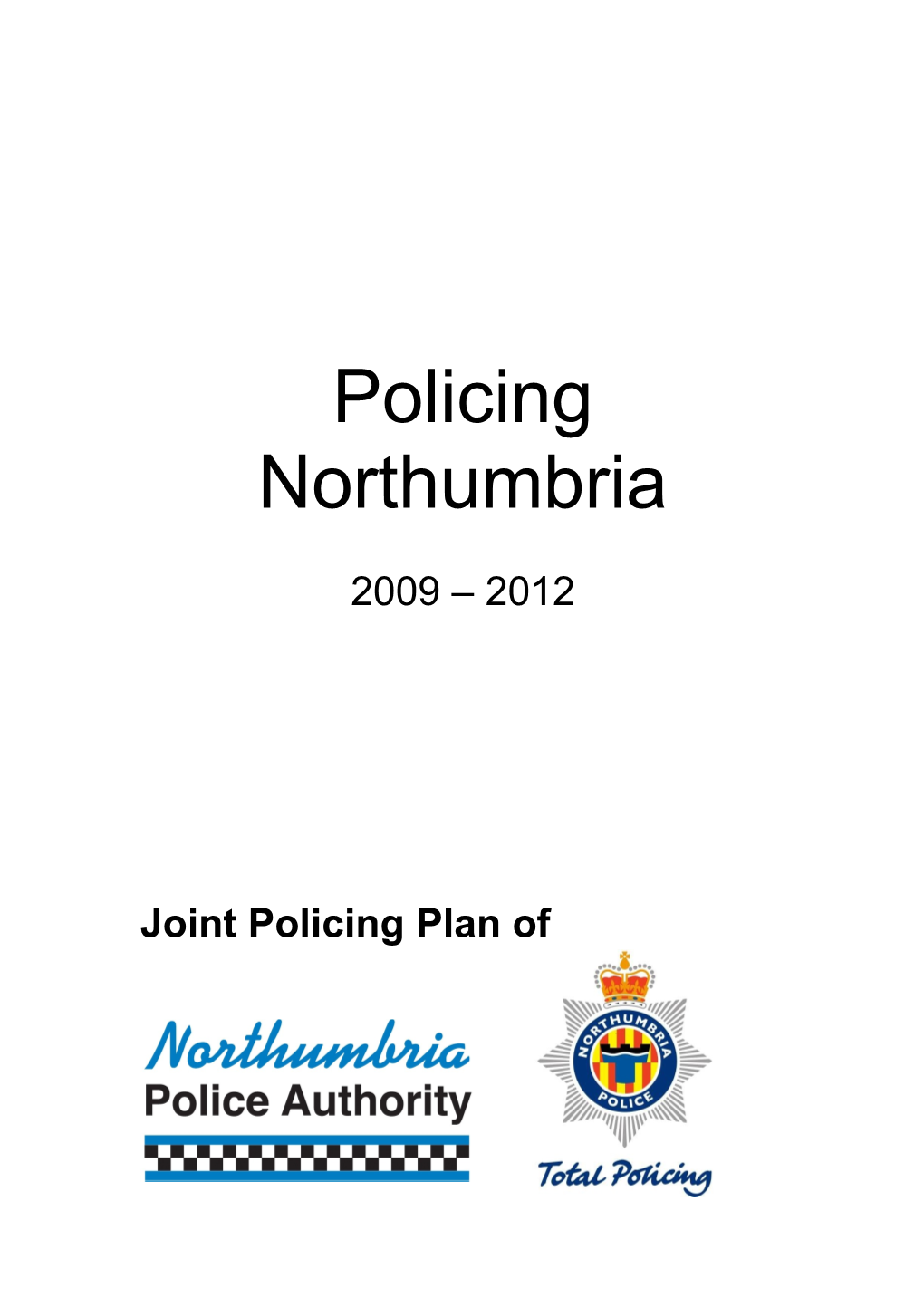 Policing Plan 2009-12Version 10 (Final)