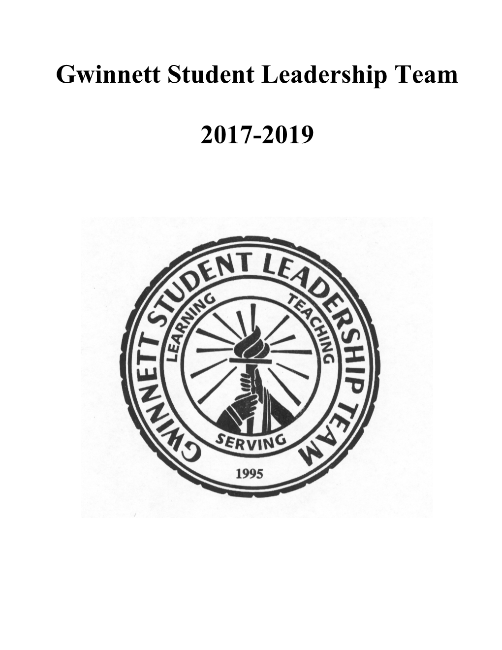 2005-2006 Gwinnett Student Leadership Team Application