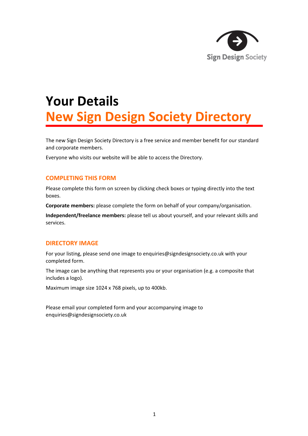 Sign Design Society Directory 2016