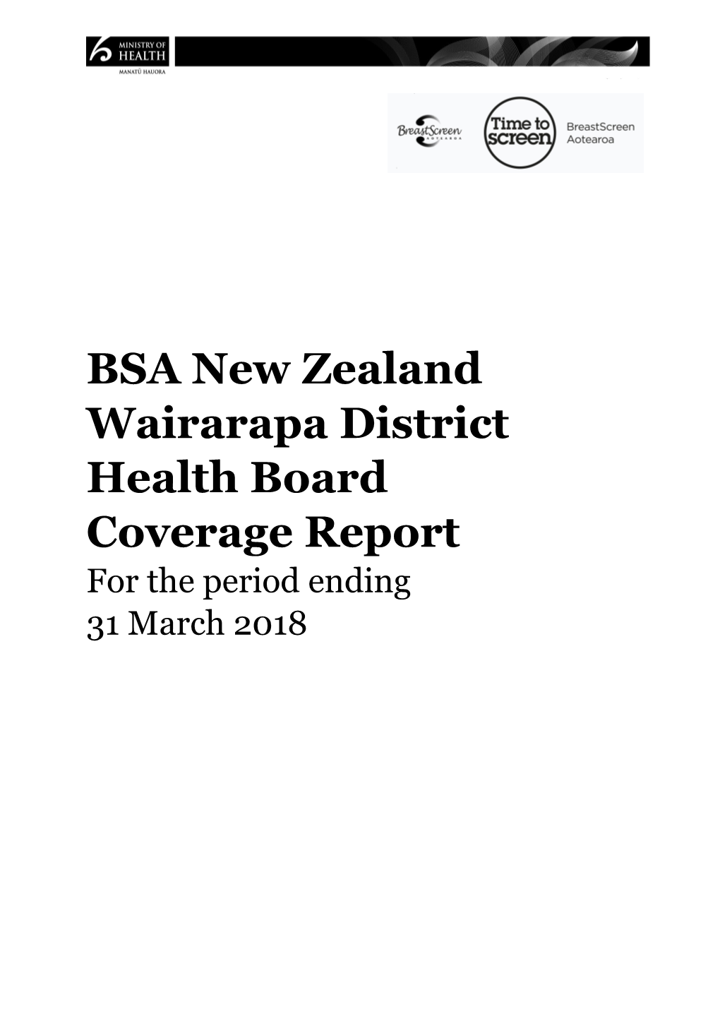 Bsanew Zealand Wairarapa District Health Boardcoverage Report