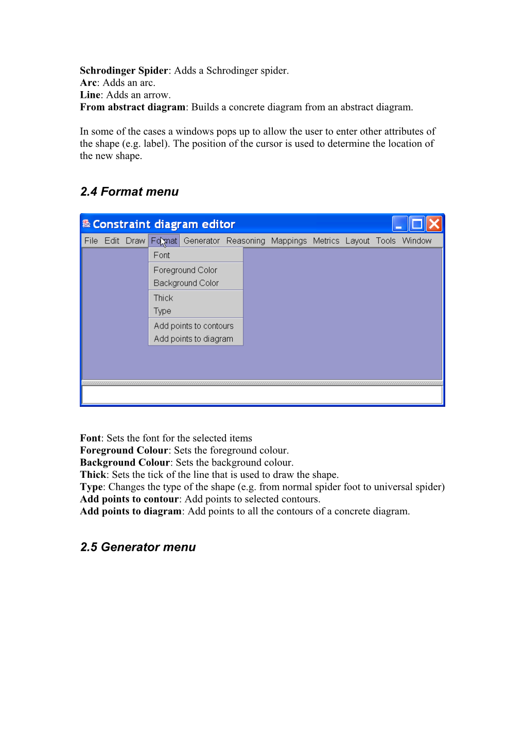 Constraint Diagrams Editor User Guide
