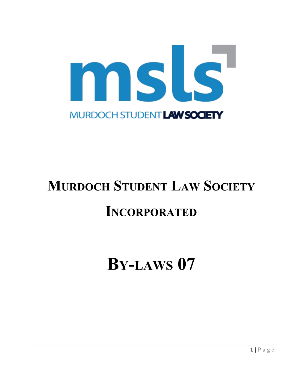 Murdoch Student Law Society Incorporated