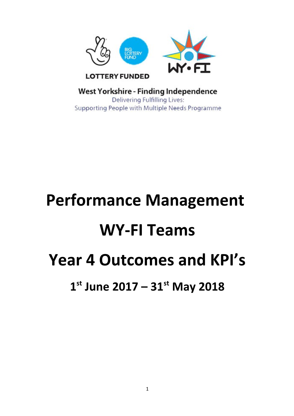 Year 4 Outcomes and KPI S