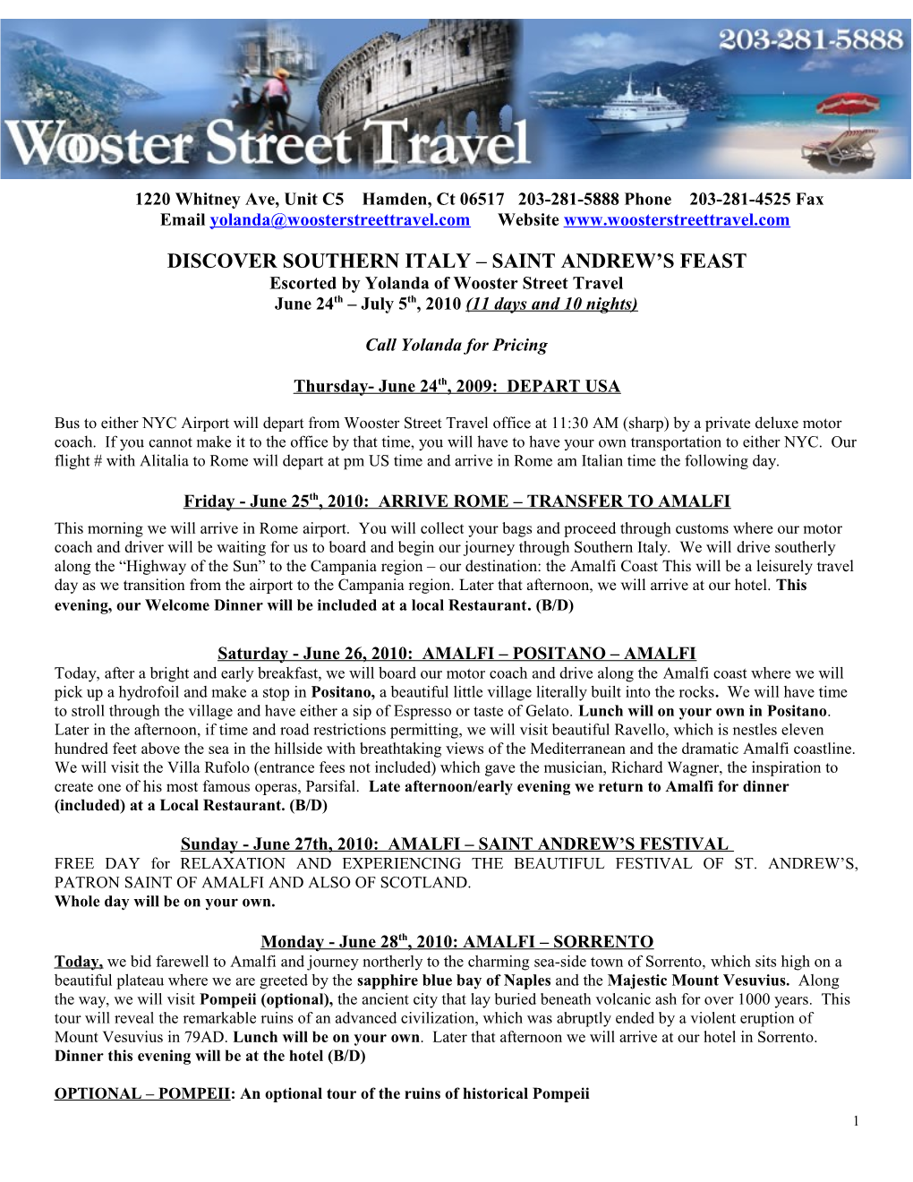 Wooster Street Travel