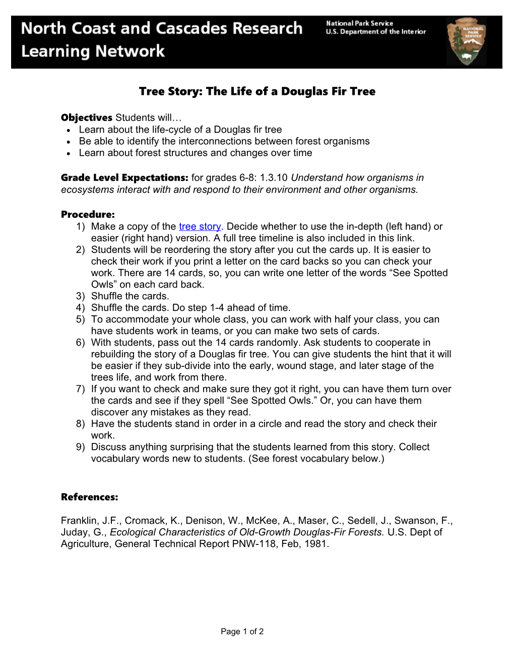 Tree Story: the Long Life of a Douglas Fir Tree