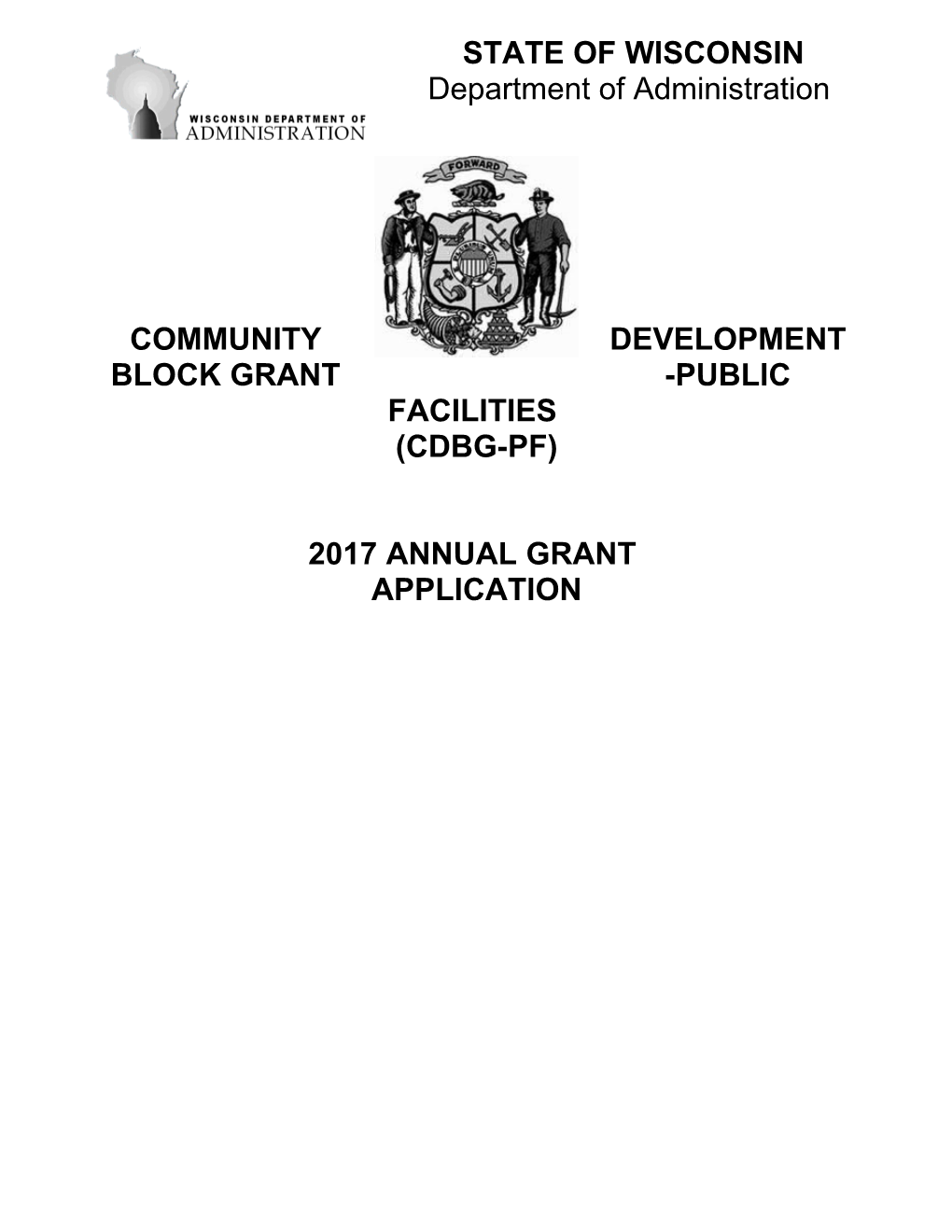 Community Development Block Grant -Public Facilities