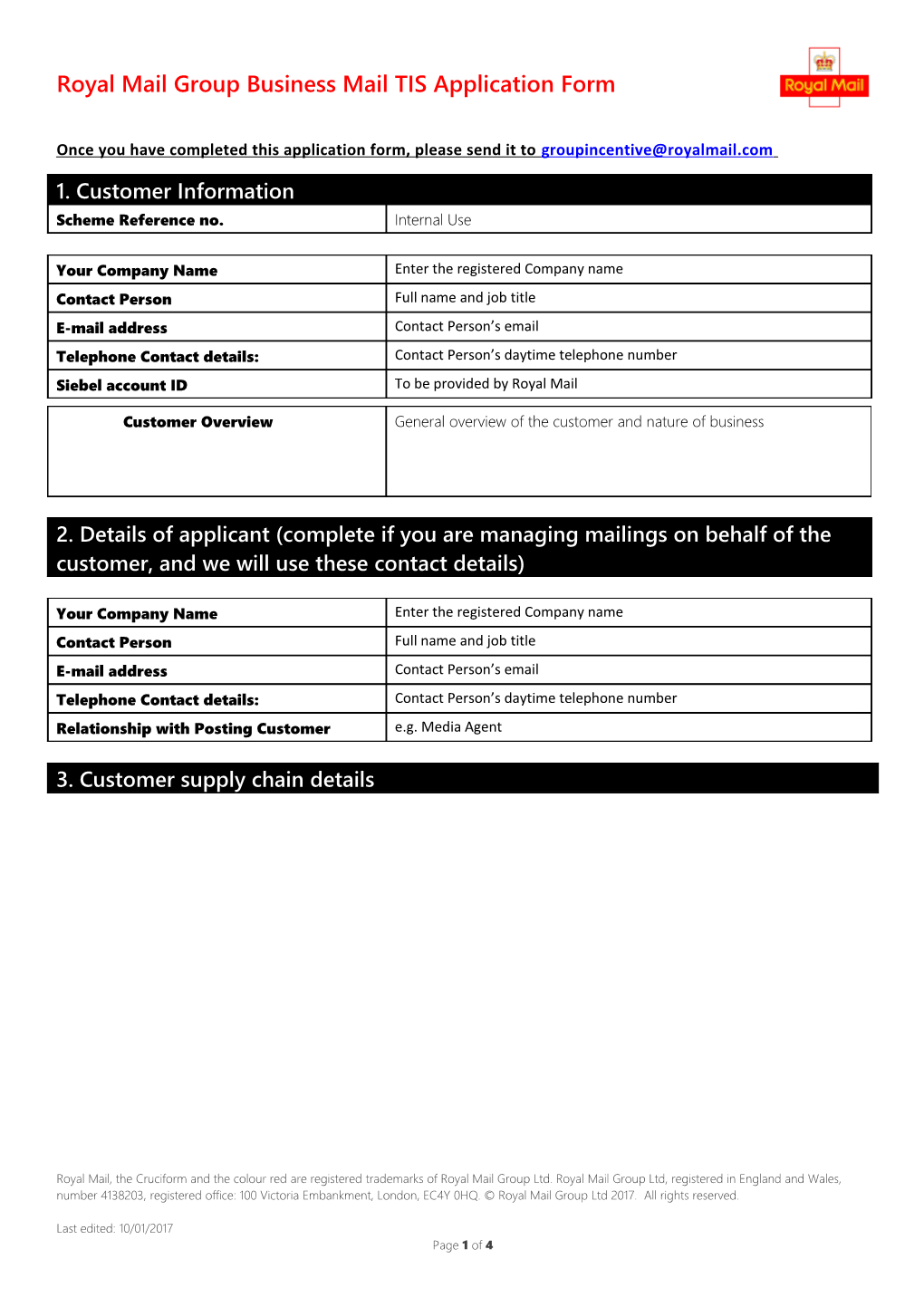 Incentive for Growth Application Form