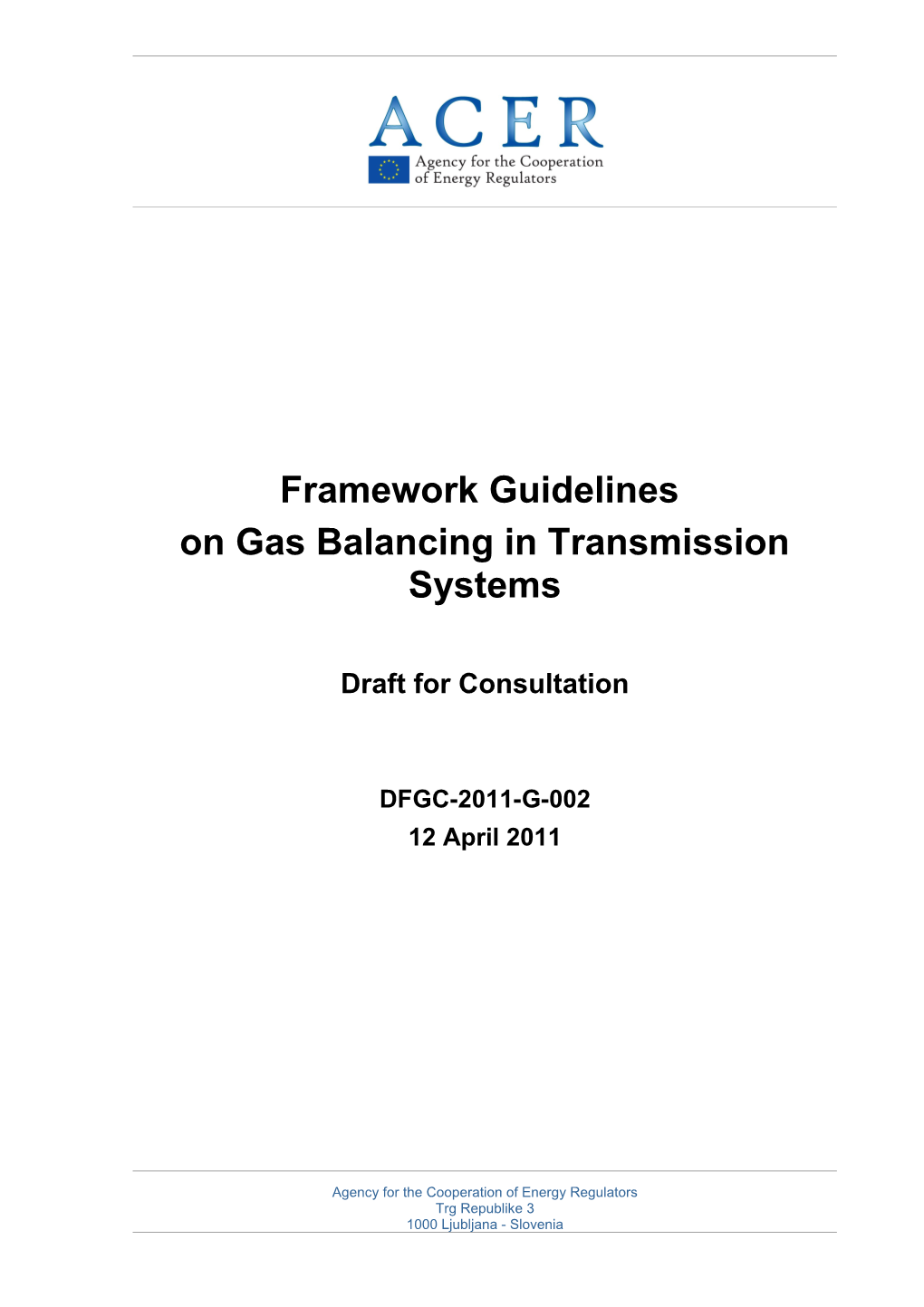 GWG: Revised Gas Balancing FG Document