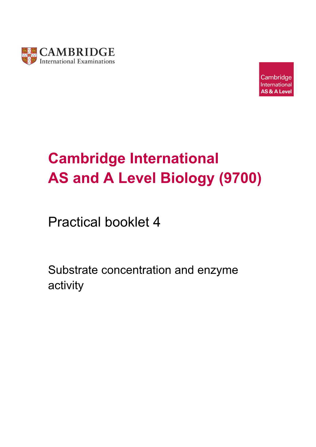 AS and a Levelbiology (9700)