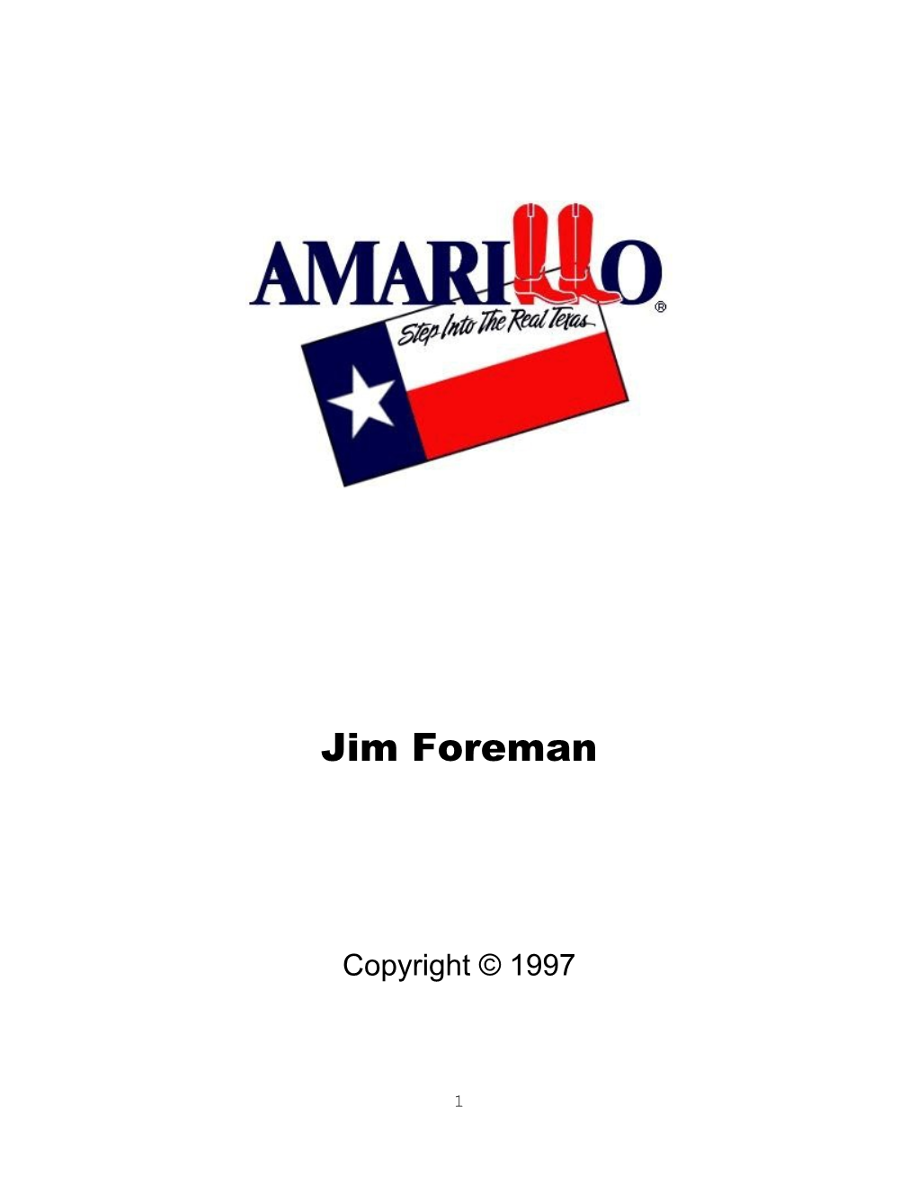 AMARILLO/Foremanchapter 1