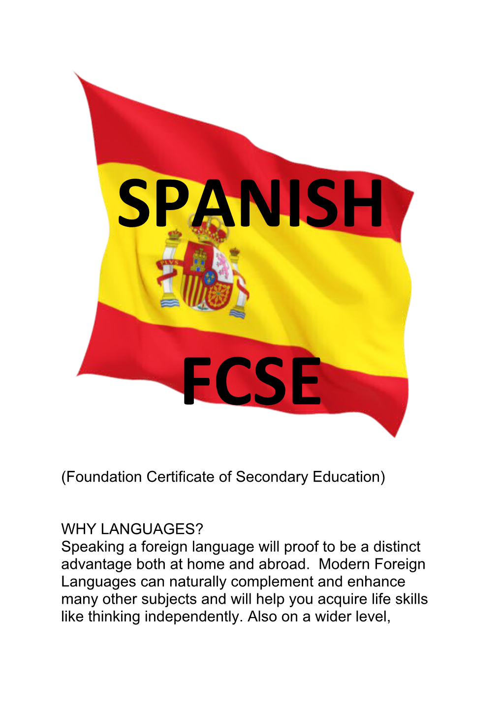 Foundation Certificate of Secondary Education