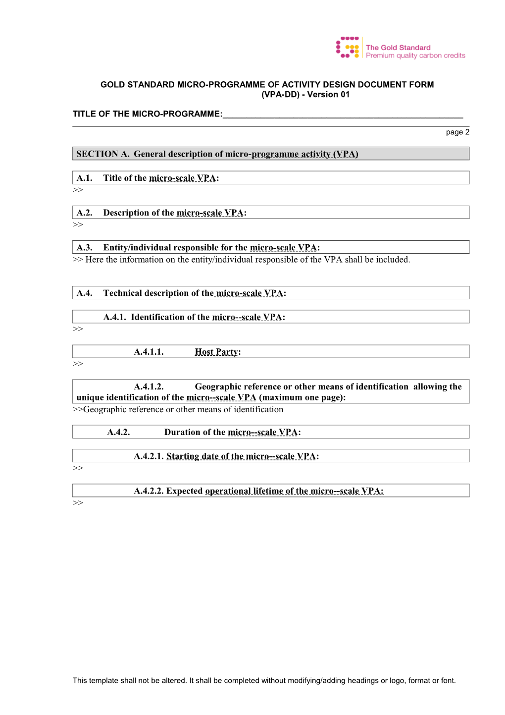 Small-Scale CDM Programme Activity Design Document Form (Poa-SSC-CPA-DD). (Version 01)