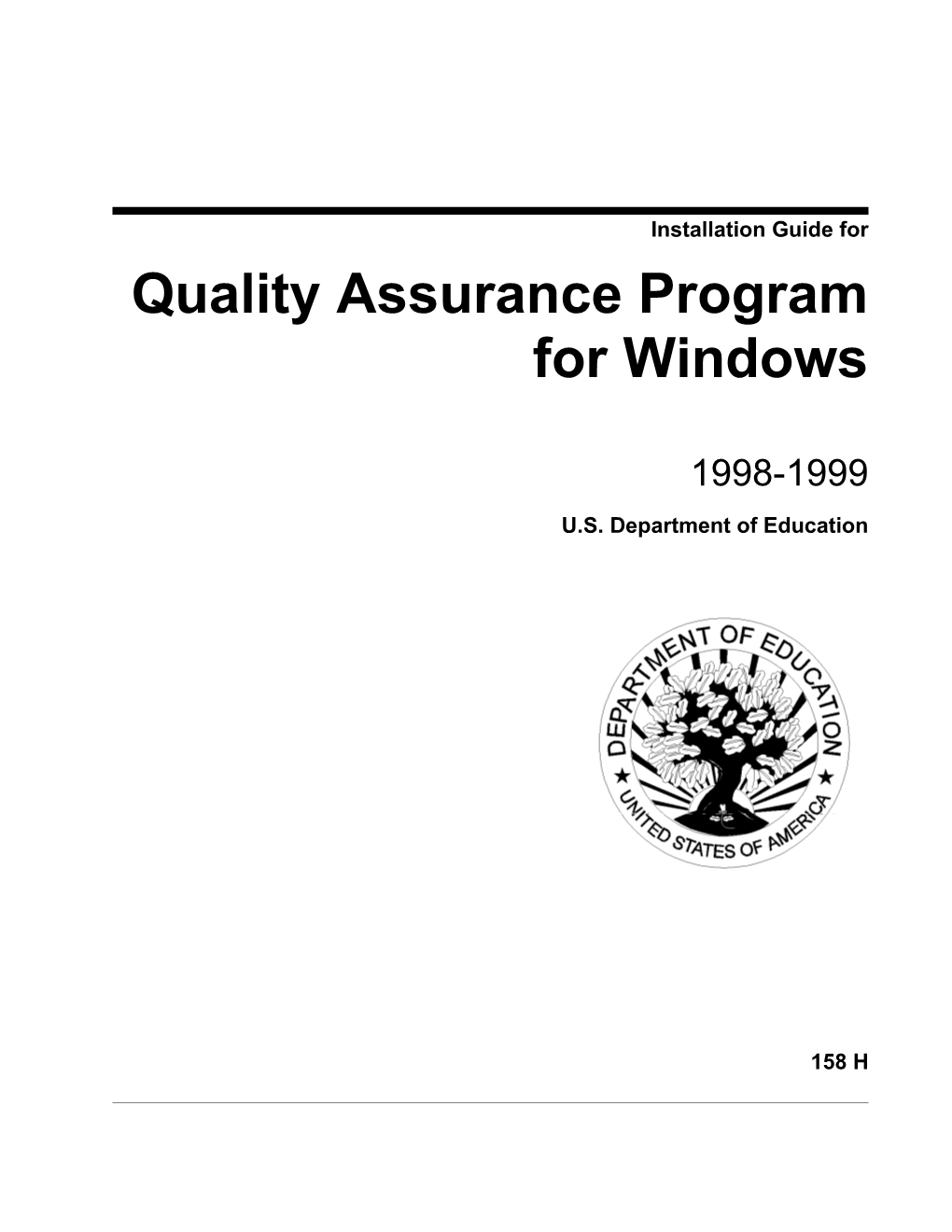 Quality Assurance Program for Windows