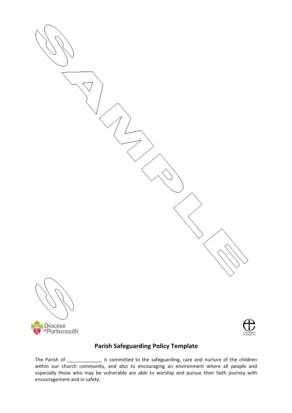 Parishsafeguarding Policy Template