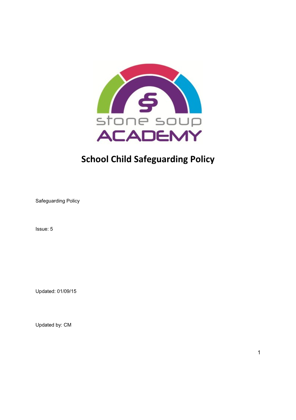 School Child Safeguarding Policy