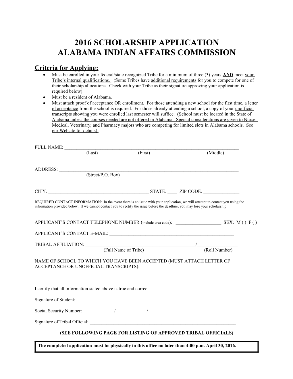 Alabama Indian Affairs Commission