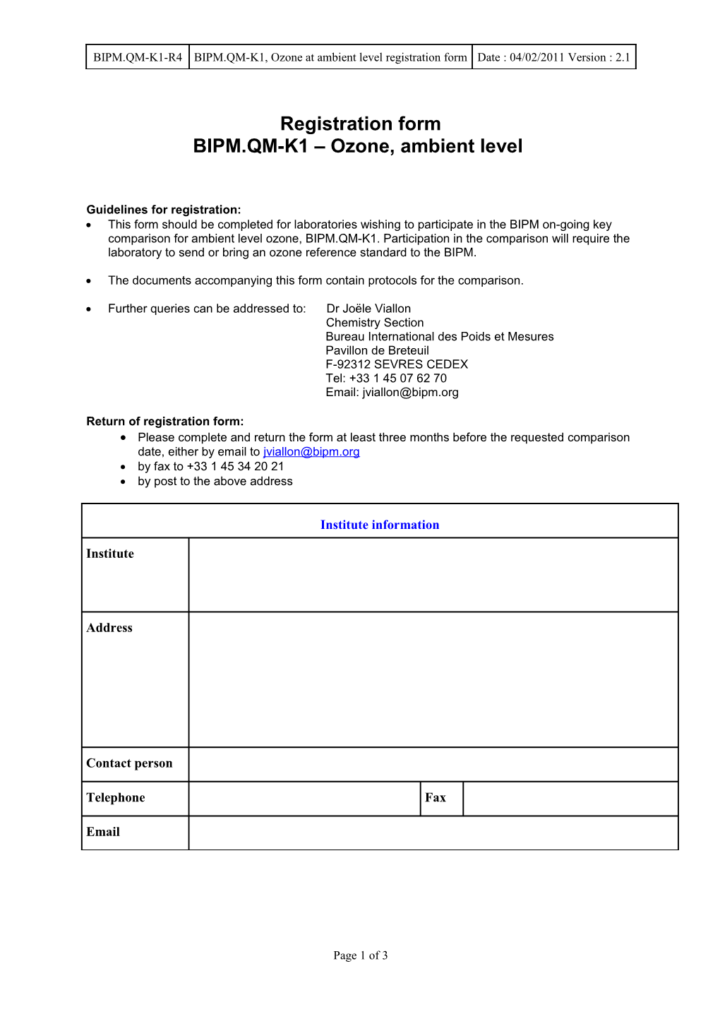 Srp Operating Characteristic Data Sheet