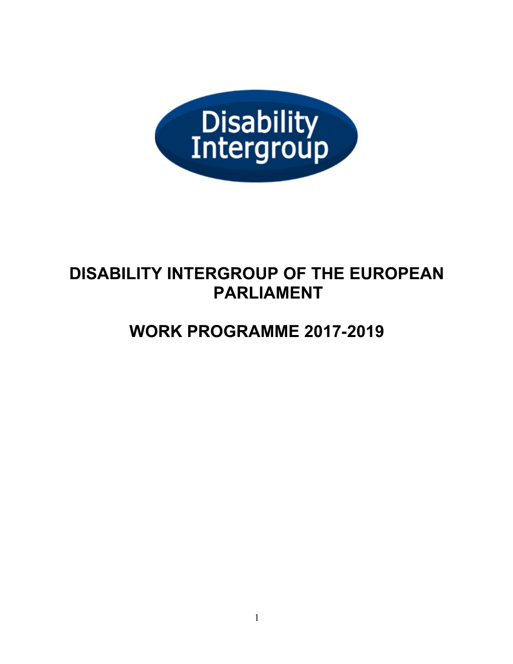 Disability Intergroup of the European Parliament