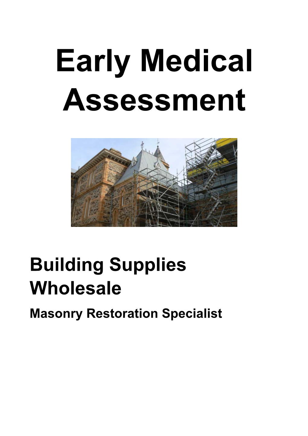 Building Supplies Wholesale - Masonry Resoration Specialist
