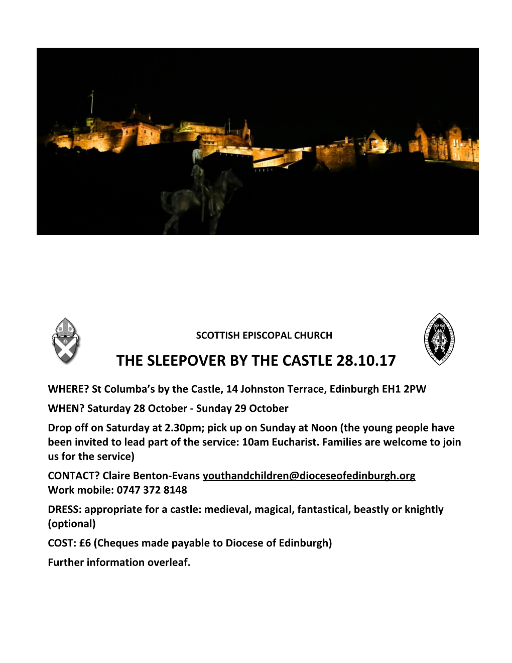 The Sleepover by the Castle 28.10.17