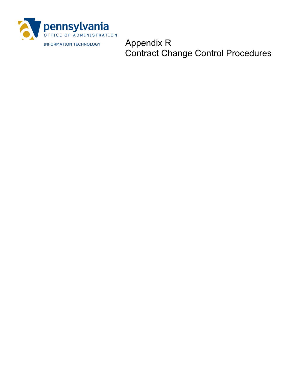 CONTRACT Change Request and Impact Statement (New CR Form)