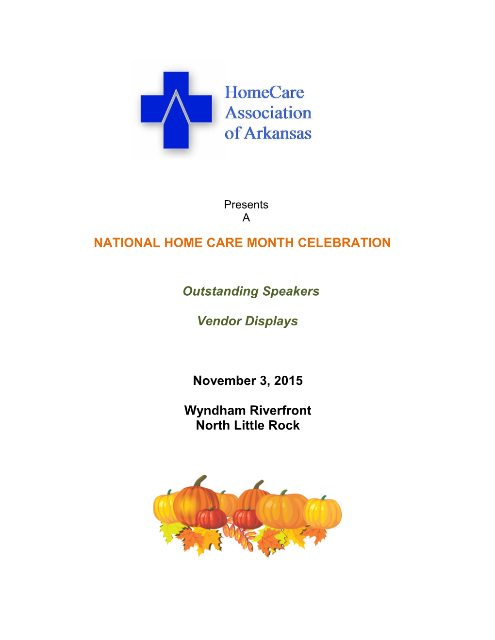 National Home Care Month Celebration