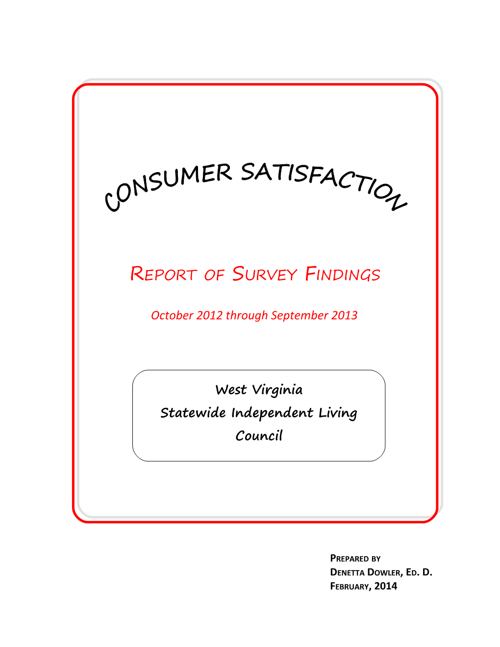 Consumer Satifaction Survey 2002-03