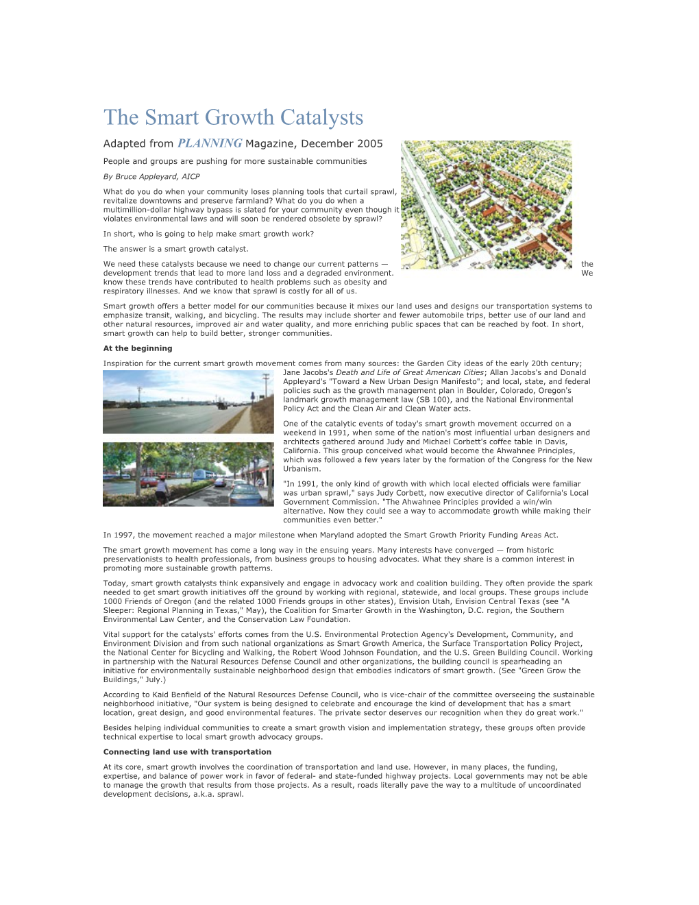 The Smart Growth Catalysts