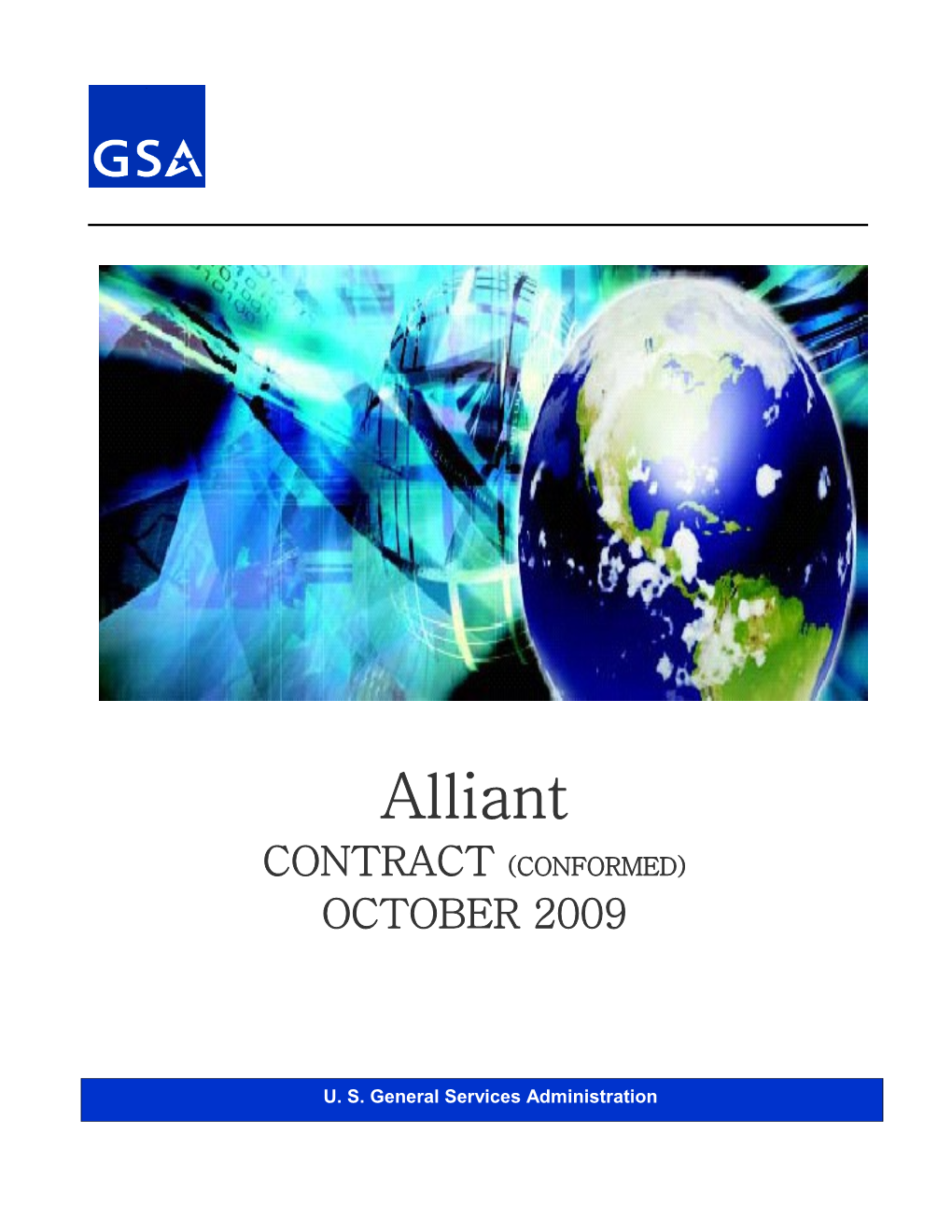 Alliant Conformed Contract Oct2009
