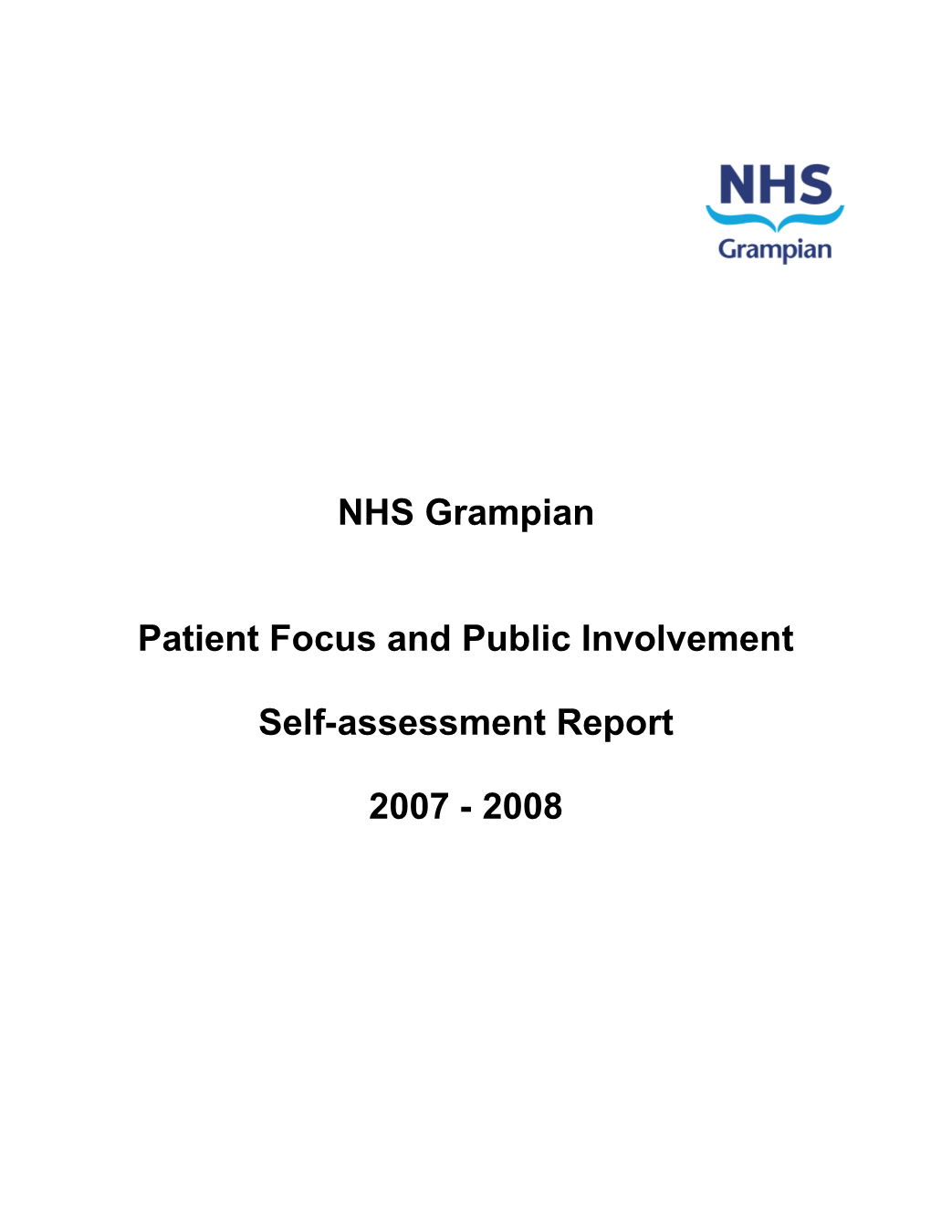 PFPI Self Assessment Report 2007-08