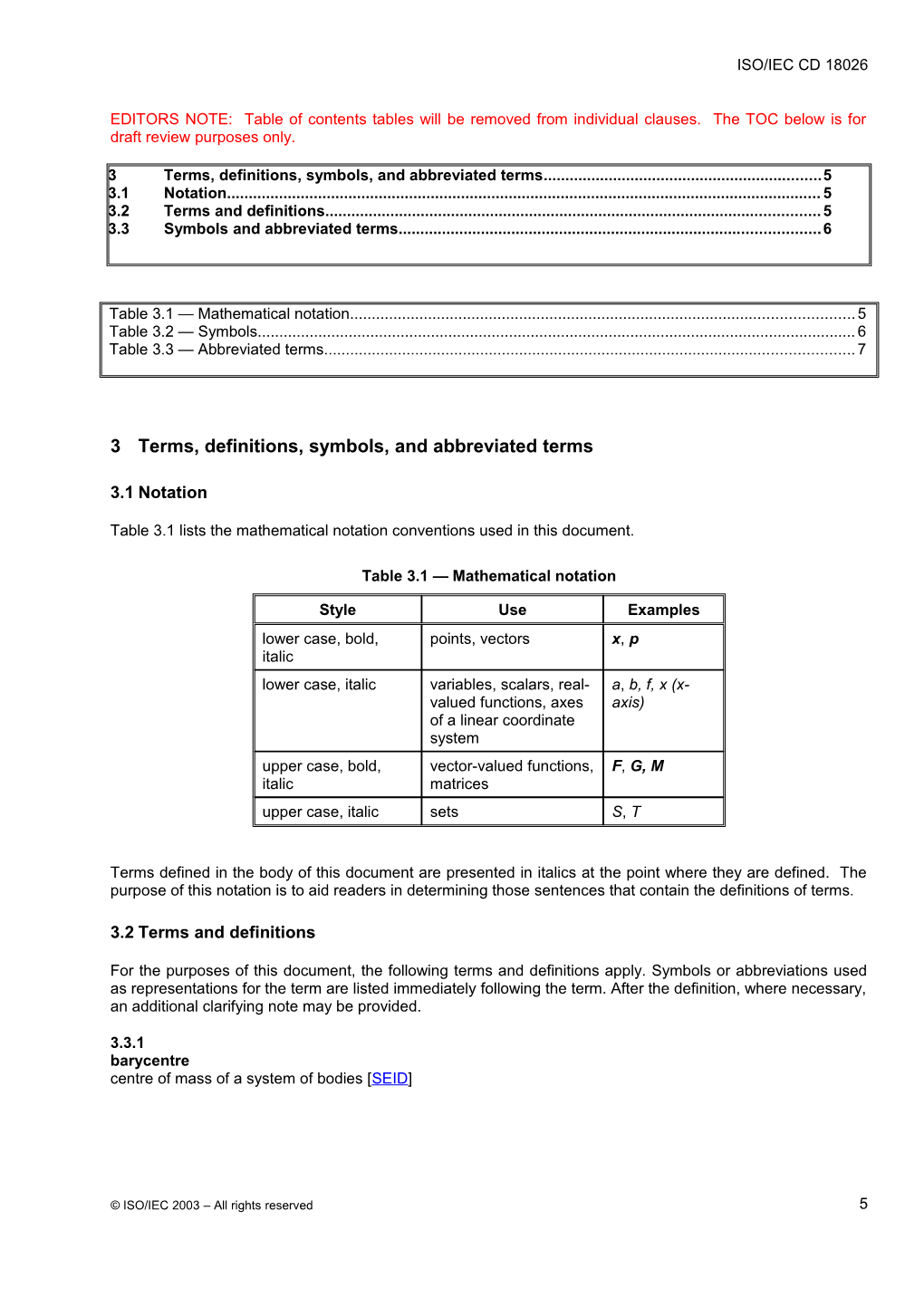 ISO/IEC 18026 - Clause 3 (Terms, Appreviations)