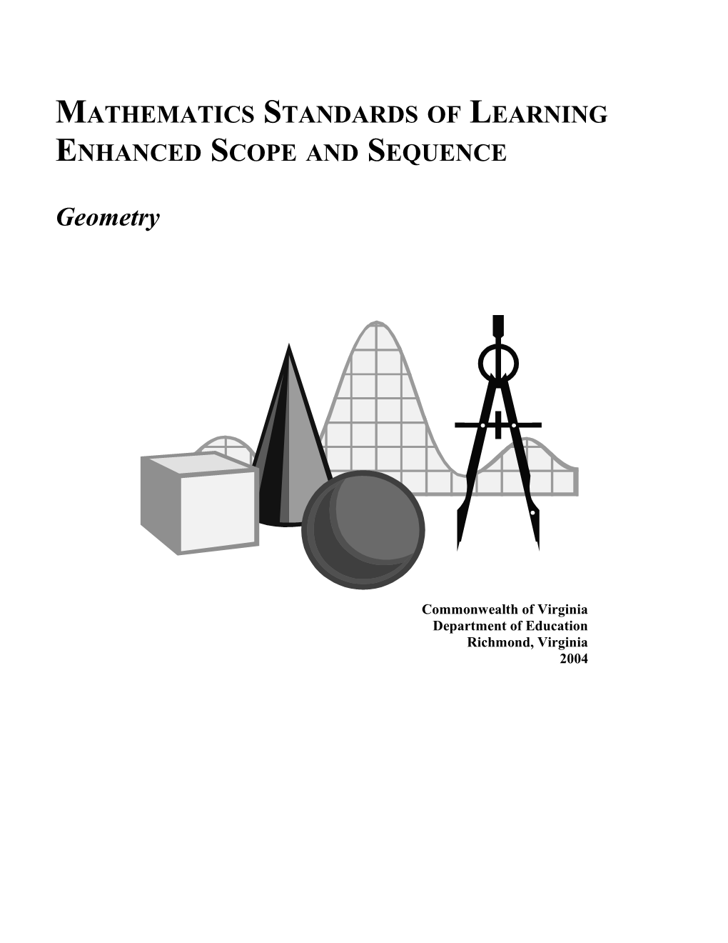 Mathematics Enhanced Sample Scope and Sequence