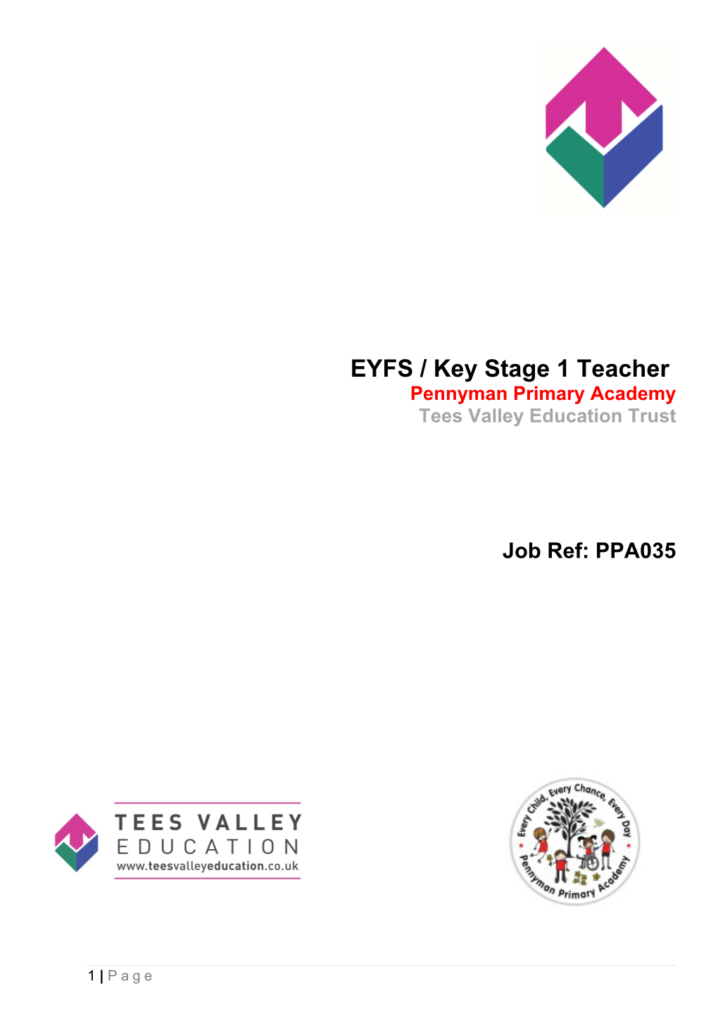 EYFS / Key Stage 1Teacher