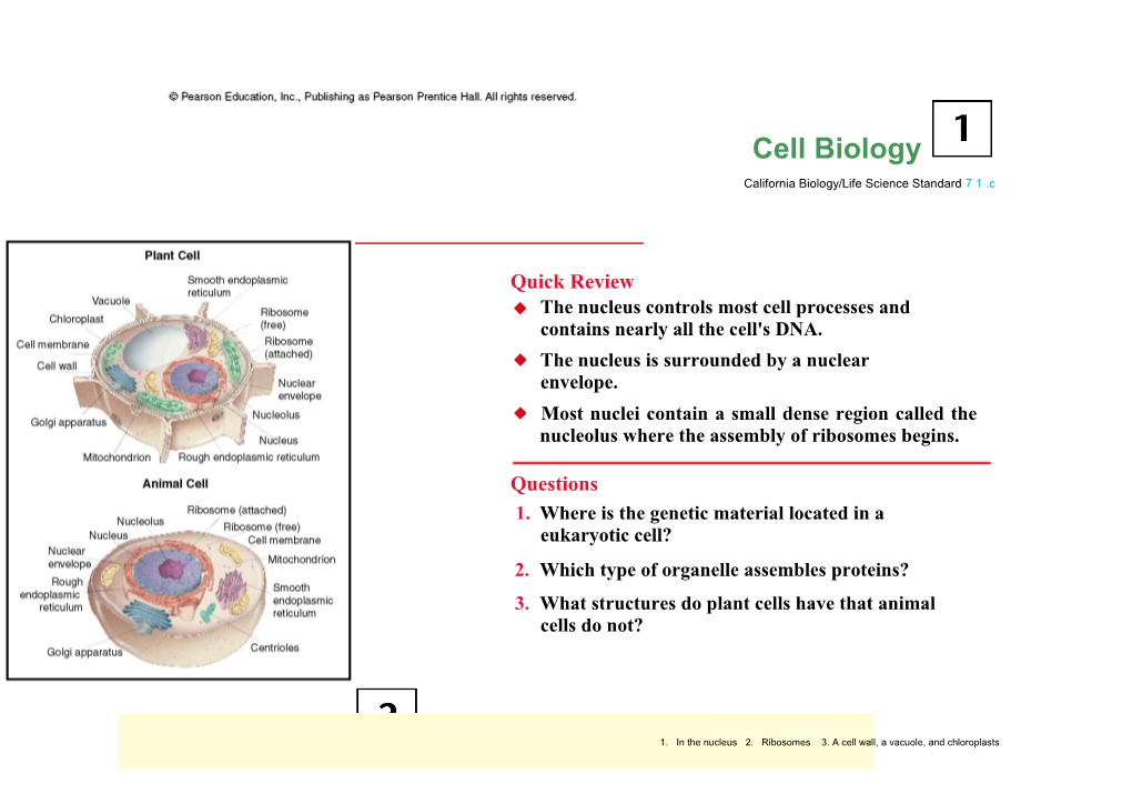 California Biology/Life Science Standard 7 1 .C
