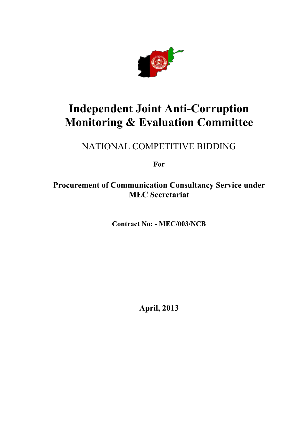 Independent Joint Anti-Corruption Monitoring & Evaluation Committee