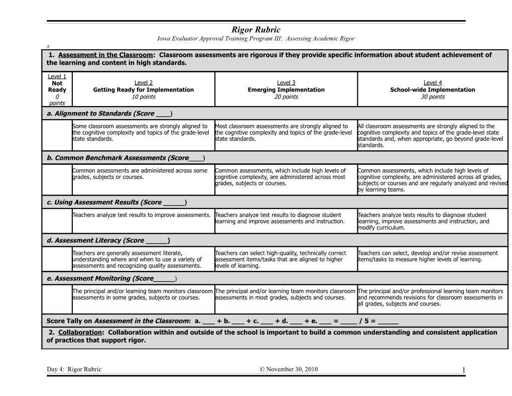 5.7 Opportunities for Coaching