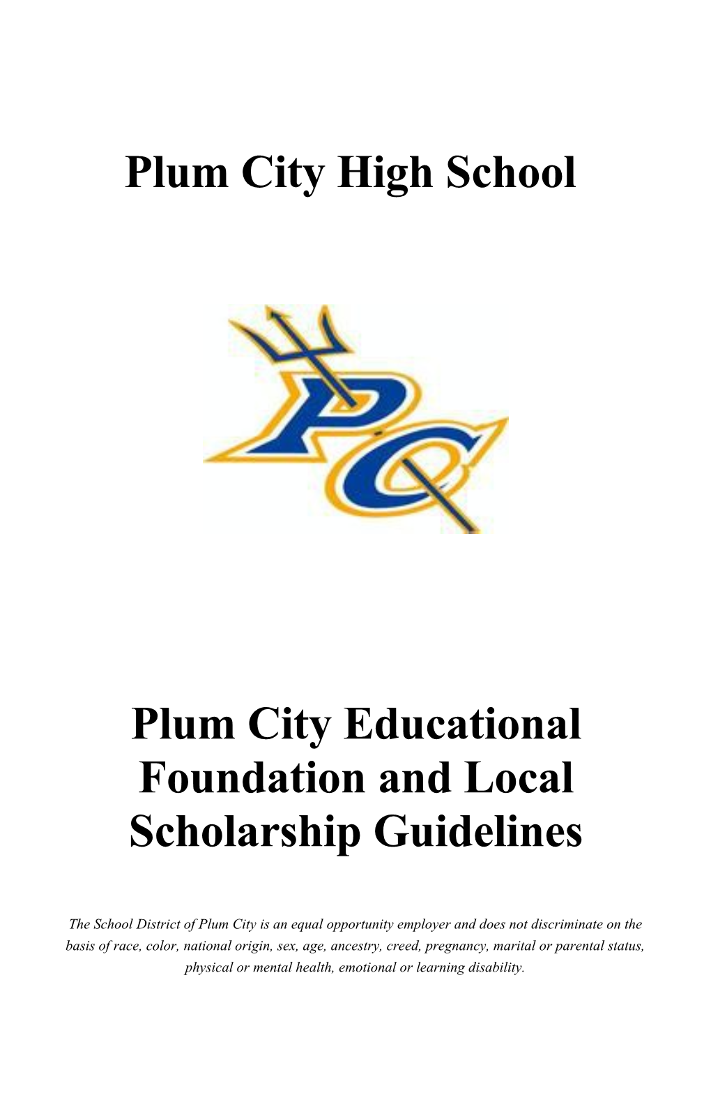 Plum City High School