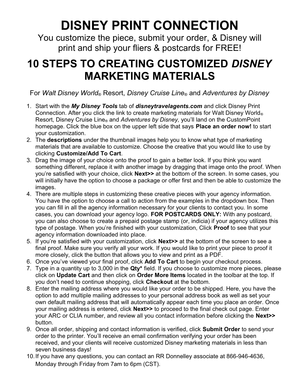 Disney Print Connection