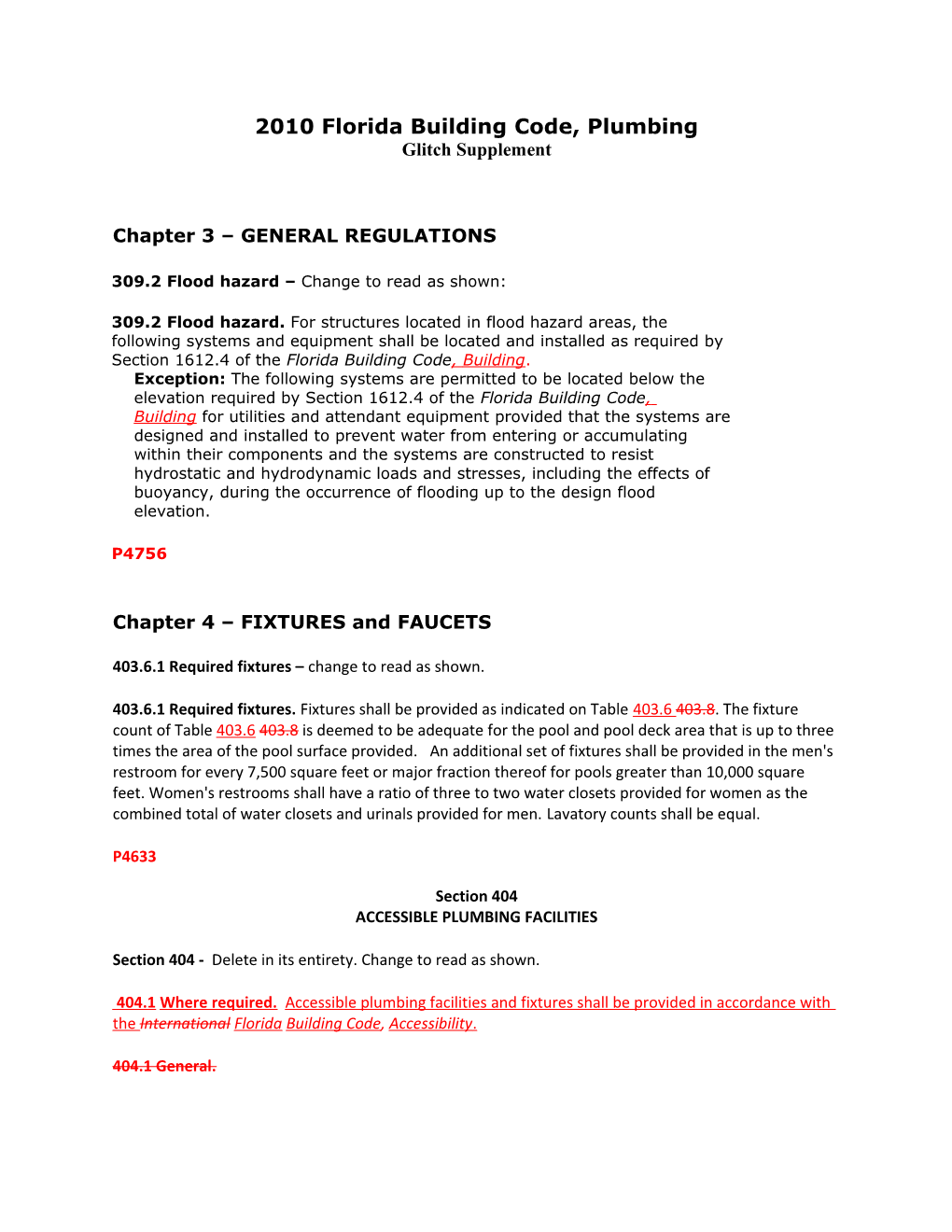 Chapter 4 FIXTURES and FAUCETS