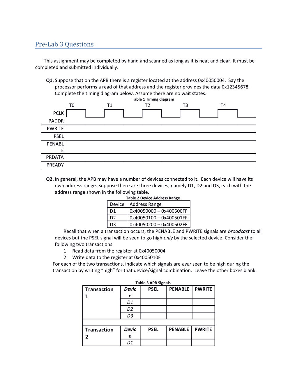 Pre-Lab 3 Questions