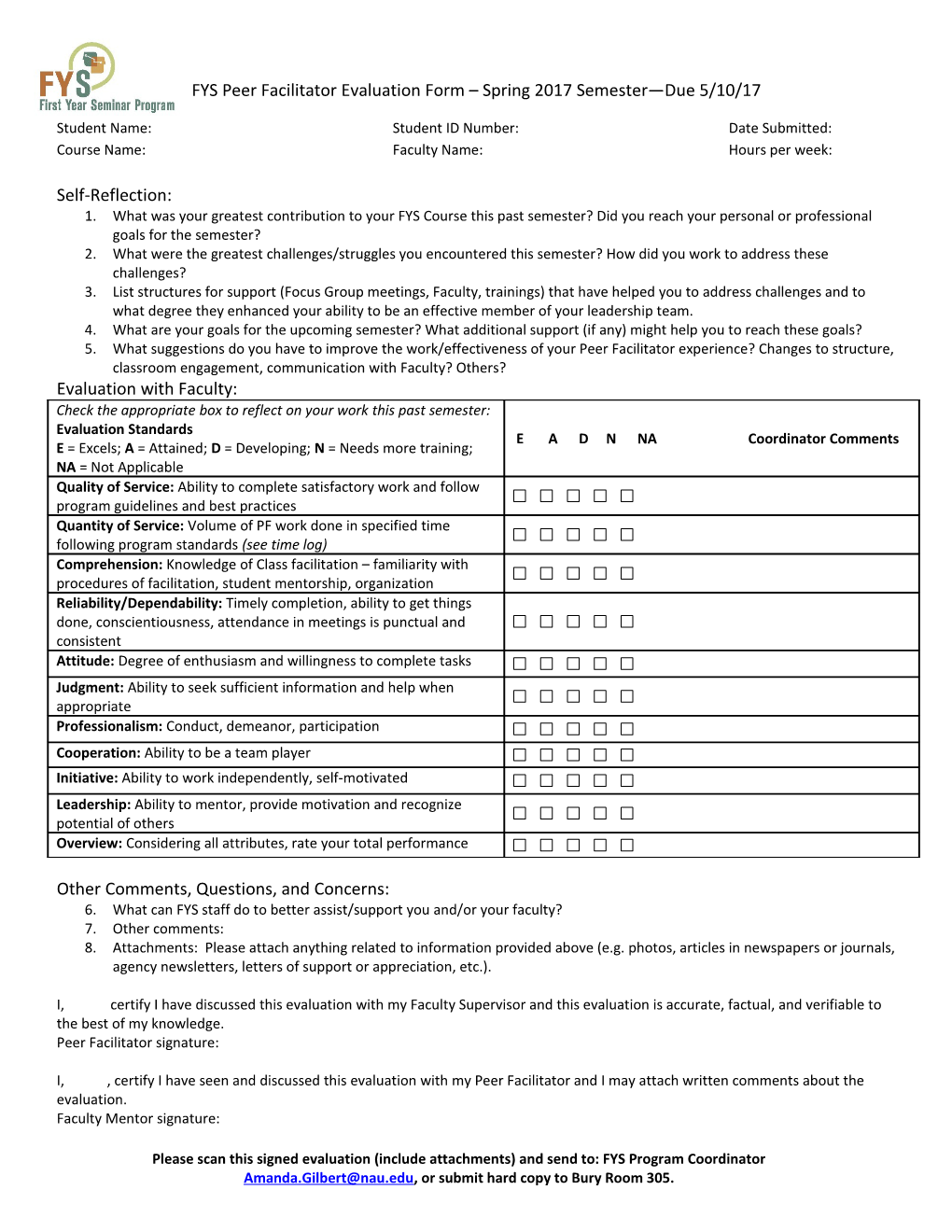 Yia Americorps 2007 Quarterly Report Form