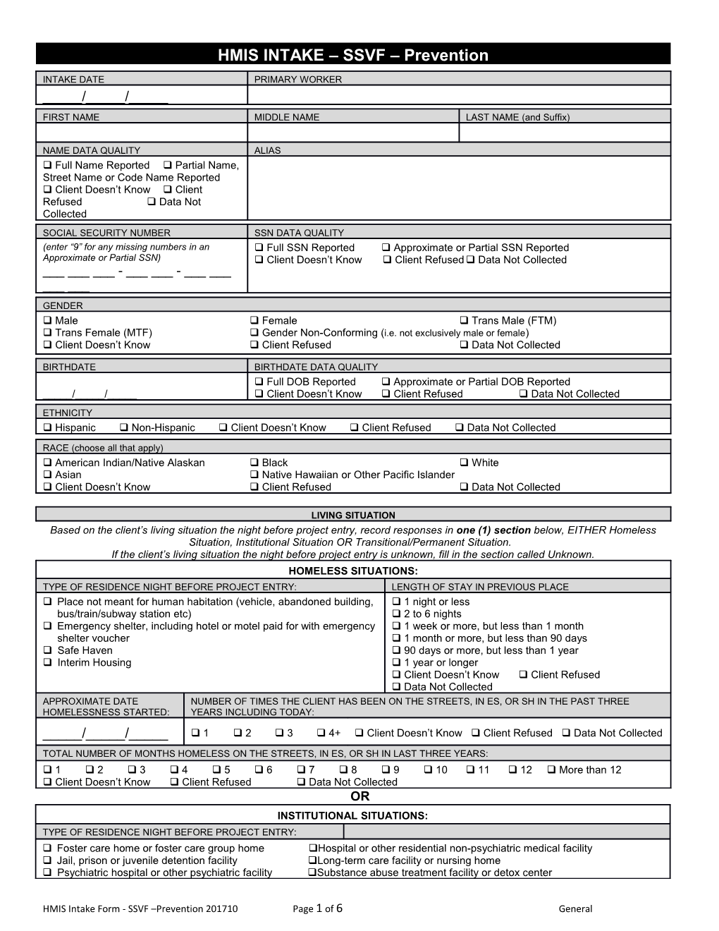 CARES Regional HMIS Consumer Information Consent Form
