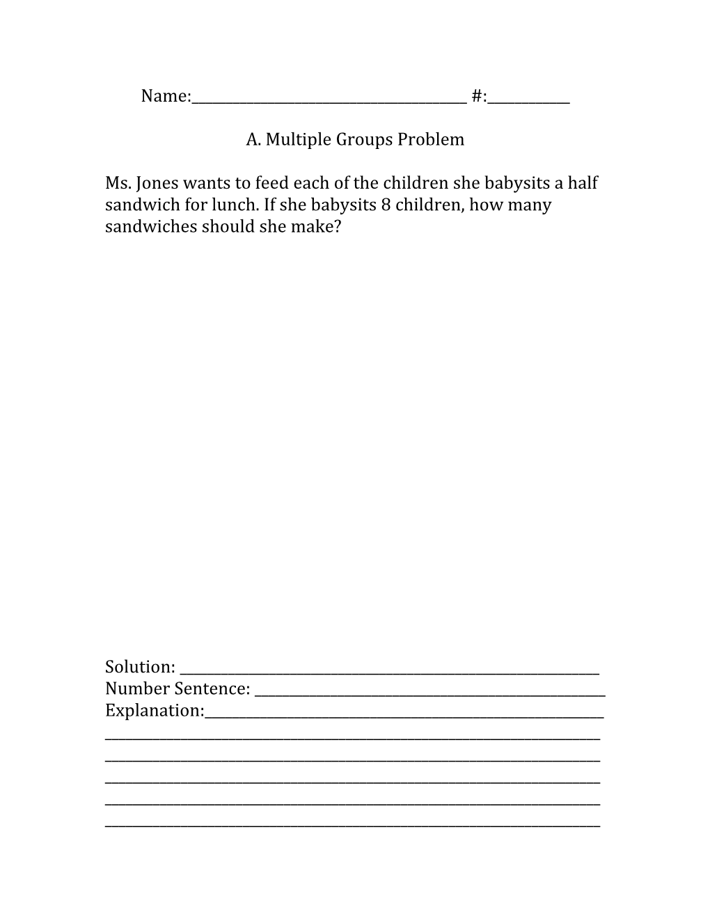 A. Multiple Groups Problem
